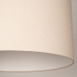 Foto 31561-8: Beige hanglamp met linnen lampenkap