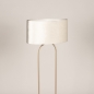Foto 31589-7: Japandi vloerlamp in beige met velvet kap ovaal in beige