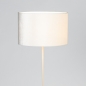 Foto 31609-13: Beige vloerlamp met beige kap velvet - japandi / Hotel chique