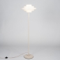Foto 31624-12: Japandi vloerlamp in beige met sfeervolle kap van stof E27 
