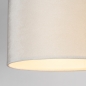 Foto 31656-6: Beige Wandleuchte mit Schwenkarm und Samtschirm, E27