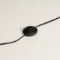 Foto 31679-4: Zwarte minimalistische vloerlamp met luxe zwarte lampenkap