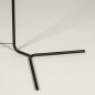 Foto 31679-5: Zwarte minimalistische vloerlamp met luxe zwarte lampenkap
