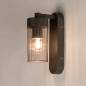 Foto 31756-5: Bruine wandlamp voor buiten met schemersensor