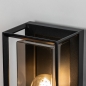 Foto 31758-9: Zwarte wandlamp voor buiten met schemersensor
