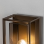 Foto 31759-9: Bruine wandlamp voor buiten met schemersensor