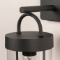 Foto 31775-6: Zwarte wandlamp voor buiten met schemersensor