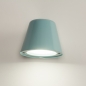 Foto 31778-2: Grijsgroene wandlamp voor buiten met schemersensor