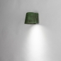 Foto 31780-2: Groene wandlamp voor buiten met schemersensor
