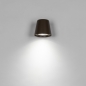 Foto 31781-3: Bruine wandlamp voor buiten met schemersensor