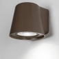 Foto 31781-7: Bruine wandlamp voor buiten met schemersensor