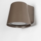 Foto 31781-8: Bruine wandlamp voor buiten met schemersensor