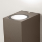 Foto 31783-6: Bruine wandlamp voor buiten met schemersensor