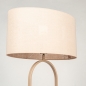 Foto 31791-5: Japandi vloerlamp in taupe met ovale kap in beige