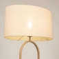 Foto 31791-6: Japandi vloerlamp in taupe met ovale kap in beige