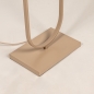 Foto 31791-7: Japandi vloerlamp in taupe met ovale kap in beige