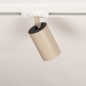 Foto 31814-14: Luxe spanningsrail basisset in het beige met vier spots, zelf samen te stellen