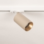Foto 31814-16: Luxe spanningsrail basisset in het beige met vier spots, zelf samen te stellen