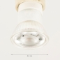 Foto 346-1 maatindicatie: Mini GU10 led lamp 3,5 watt