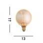 Foto 348-3: Decoratieve Amber LED Lamp – 4W | Sfeervol Warm Licht & Modern Design