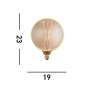 Foto 349-3: Decoratieve Amber LED Lamp – 4W | Sfeervol Warm Licht & Modern Design