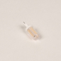 Foto 353-2: LED lichtbron dimbaar voor G9 fitting in een heldere uitvoering. 3 Watt. 