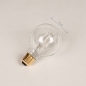 Foto 358-1: Dimmbare LED Globe Klarglas; E27 4W 400lm 2700K.
