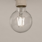 Foto 358-2: Dimmbare LED Globe Klarglas; E27 4W 400lm 2700K.