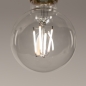 Foto 358-4: Dimmbare LED Globe Klarglas; E27 4W 400lm 2700K.