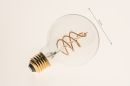 Lichtbron 386: glas, helder glas, rond #1