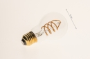 Foto 389-1: LED-Glühfadenlampe mit 3 Positionen; Dimmen mit vorhandenem Schalter
