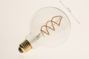 Lichtbron 392: glas, helder glas, rond #1