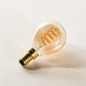 Foto 413-4: LED Filament Kugel E14 dimmbar extra warmweiß 2200 Kelvin..