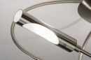 Plafondlamp 58816: modern, staal rvs, metaal, wit #17