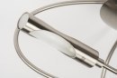 Plafondlamp 58816: modern, staal rvs, metaal, wit #19