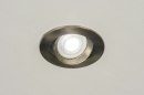 Recessed spotlight 64473: modern, stainless steel, metal, round #15