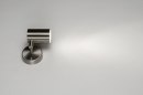 Wandlamp 70044: modern, staal rvs, metaal, aluminium #13