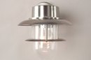 Wall lamp 70060: modern, contemporary classical, glass, clear glass #2