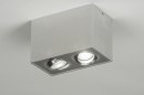 Spot 70166: modern, aluminium, geschuurd aluminium, metaal #1