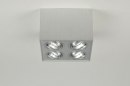 Spot 70167: modern, aluminium, geschuurd aluminium, aluminium #6