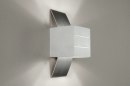 Foto 70181-3: Vierkante wandlamp van aluminium 