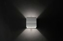 Foto 70181-9: Vierkante wandlamp van aluminium 