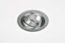 Foto 70189-4: Ausrichtbarer, runder Einbaustrahler aus Aluminium.
