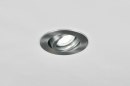 Recessed spotlight 70195: modern, aluminium, metal, aluminum #1
