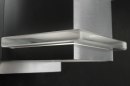 Foto 70215-6: Vierkante wandlamp van aluminium met glas 