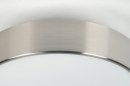 Foto 70714-2: Runde Deckenleuchte aus Metall mit Glas