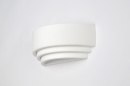 Wandlamp 70811: modern, keramiek, wit, rechthoekig #12