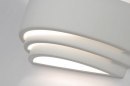 Wandlamp 70811: modern, keramiek, wit, rechthoekig #15