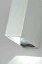 Wandlamp 70979: design, modern, geschuurd aluminium, metaal #10