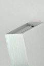 Wandlamp 70979: design, modern, geschuurd aluminium, metaal #11